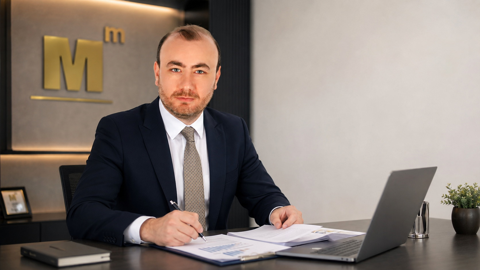 Emre Aydın SMMM bürosunda çalışma anı